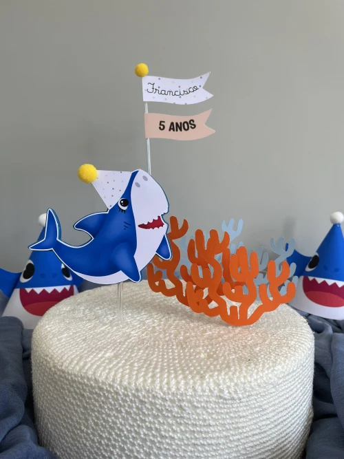 Decoração de festa Tubarões — Festaria