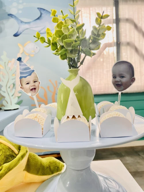Decoração de festa Tubarões — Festaria